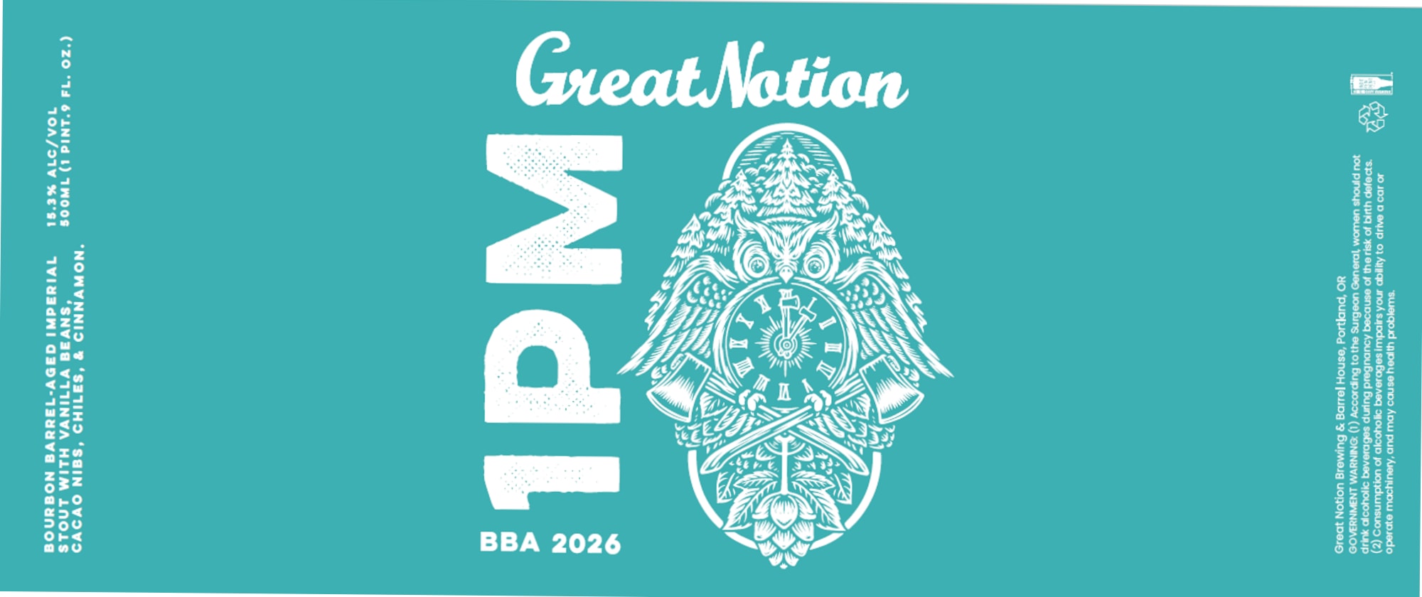 11PM by Great Nation Brewing - beer label