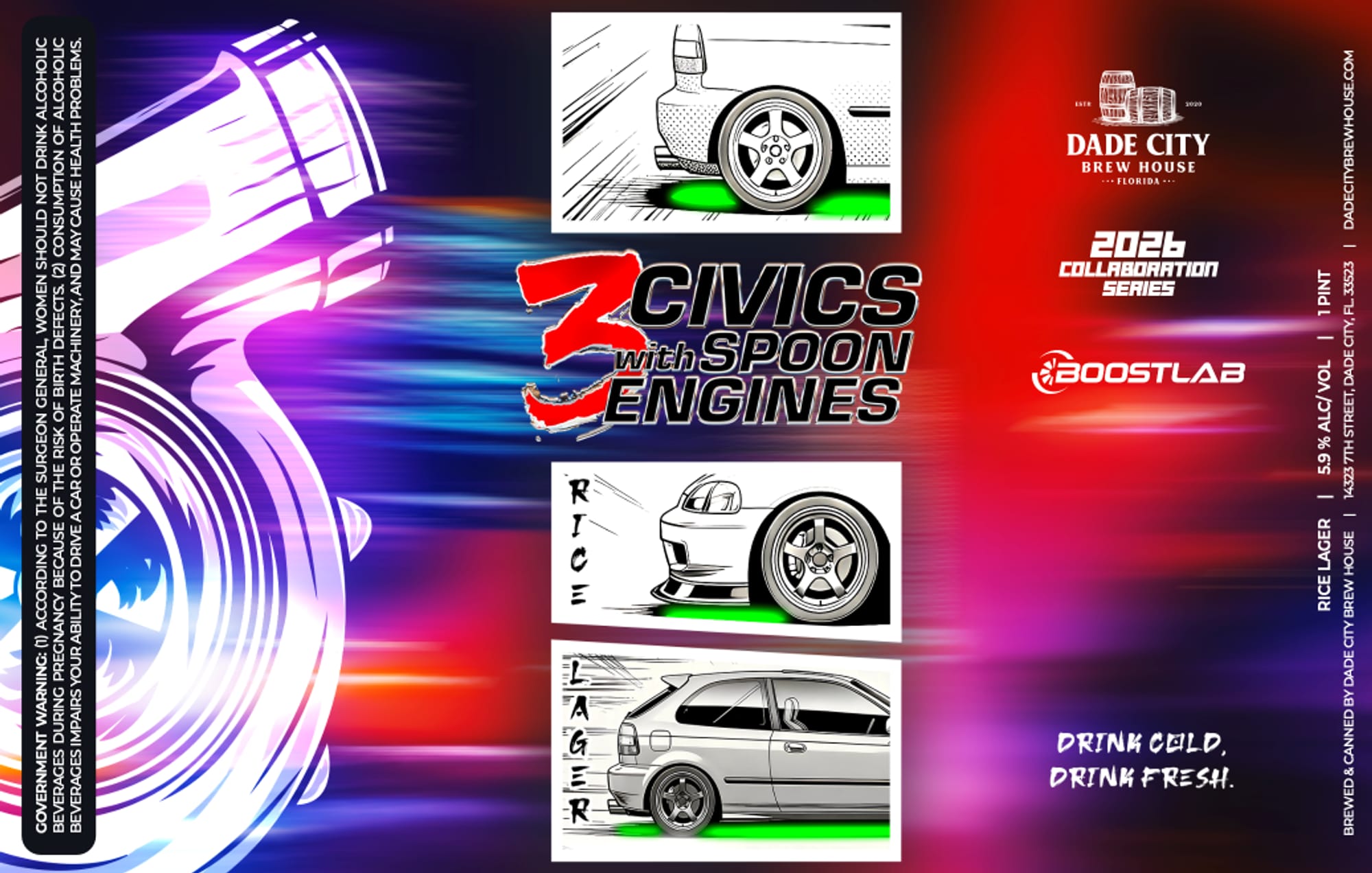 3 CIVICS WITH SPOON ENGINES
