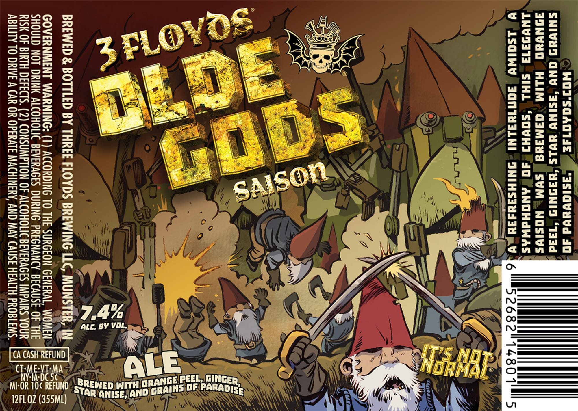 Dark Lord by 3 Floyds Brewing - beer label