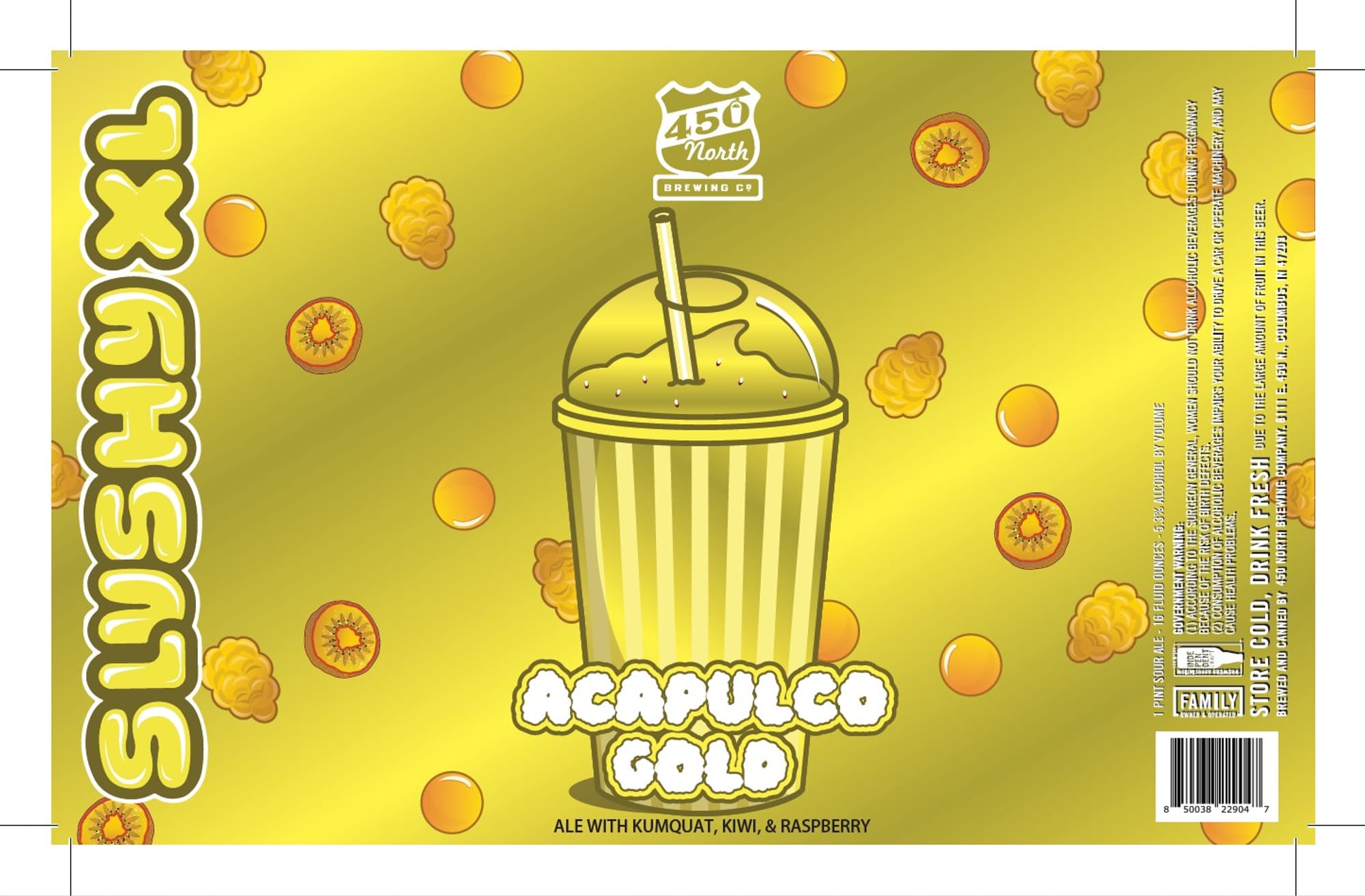 Acapulco Gold by 450 North Brewing Co. - beer label