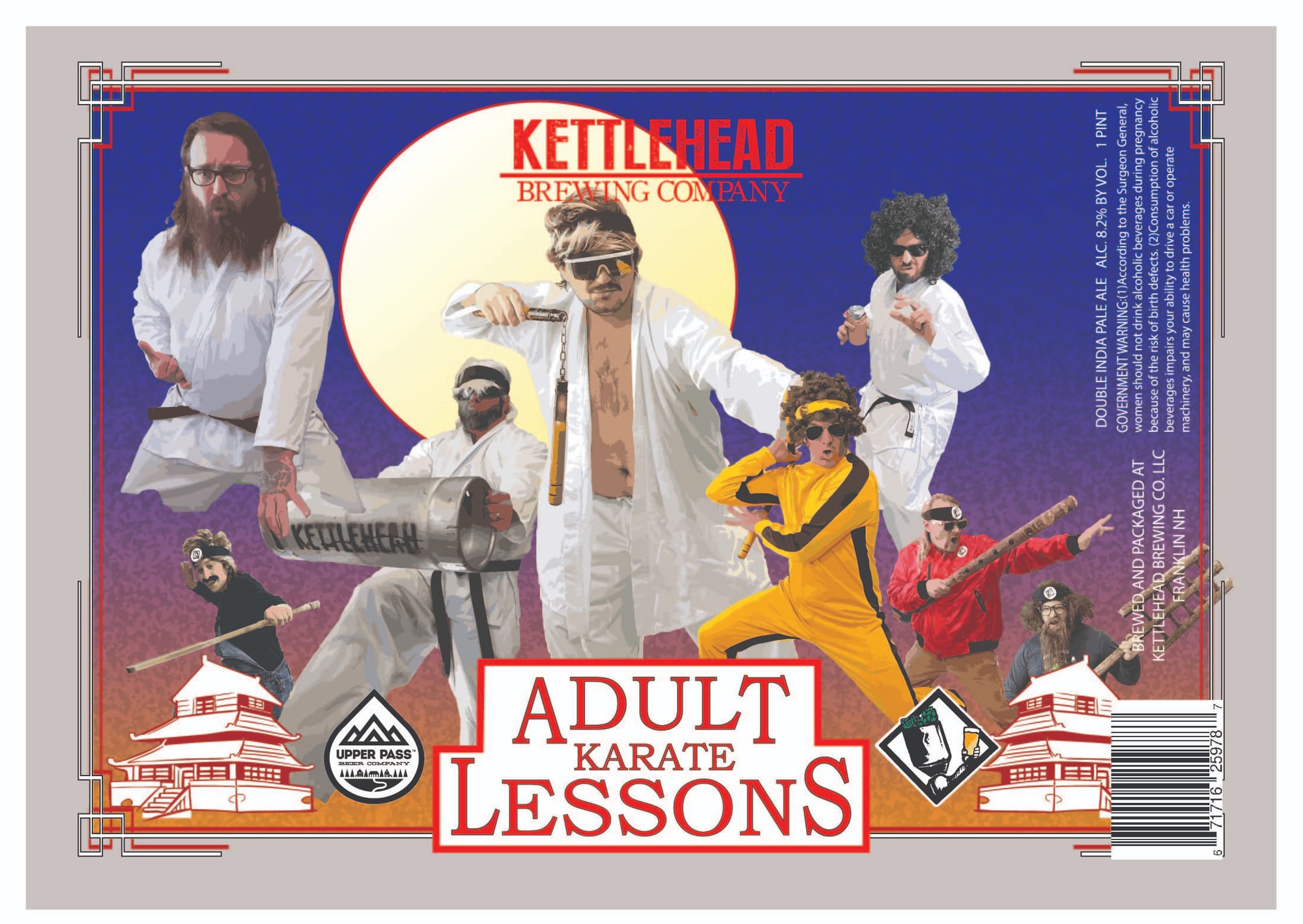 Adult Karate Lessons by Kettlehead Brewing Company - beer label