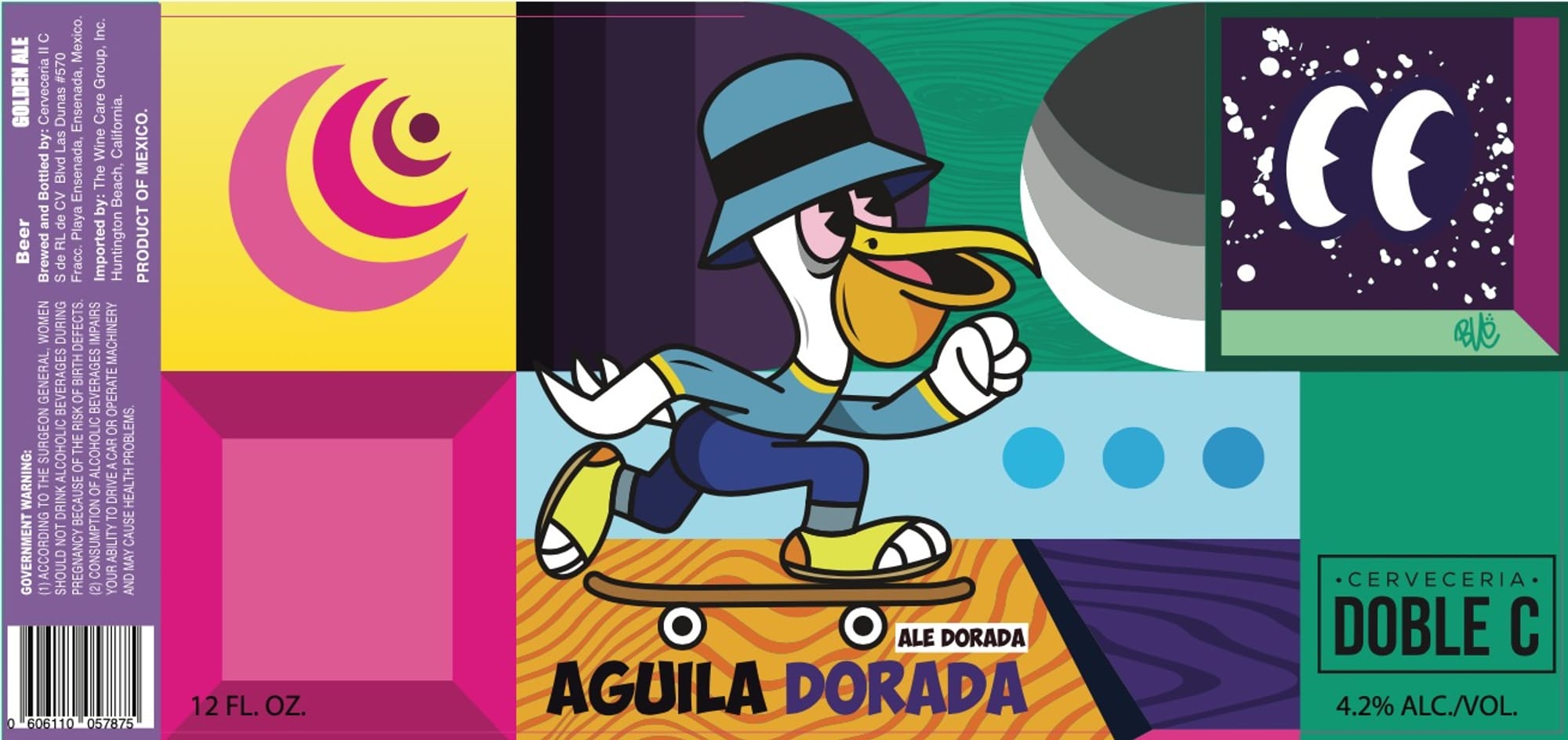 Aguila Dorada Doble C by Cerveceria La Vizcaina - beer label