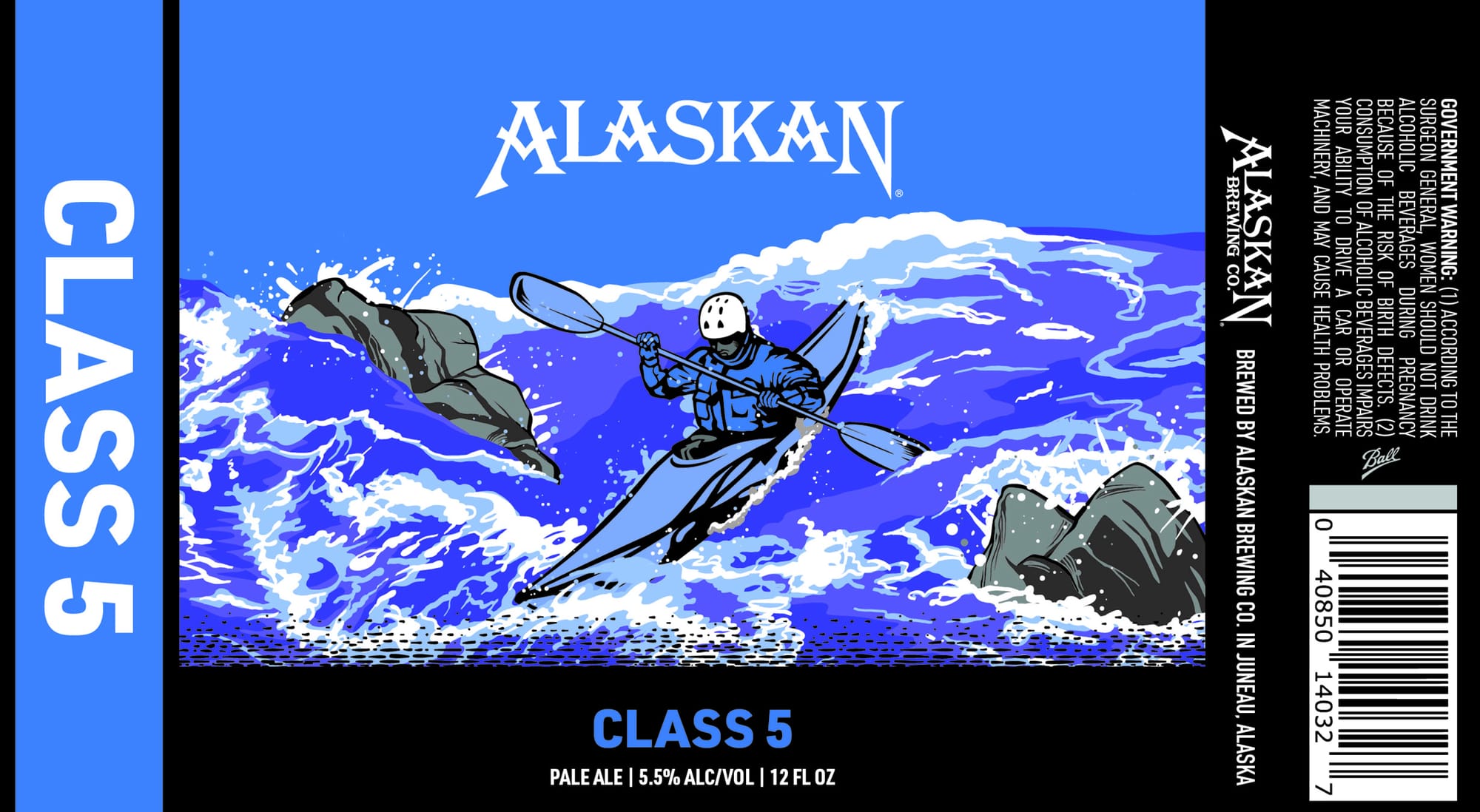 Class 5 by Alaskan Brewing Co. - beer label