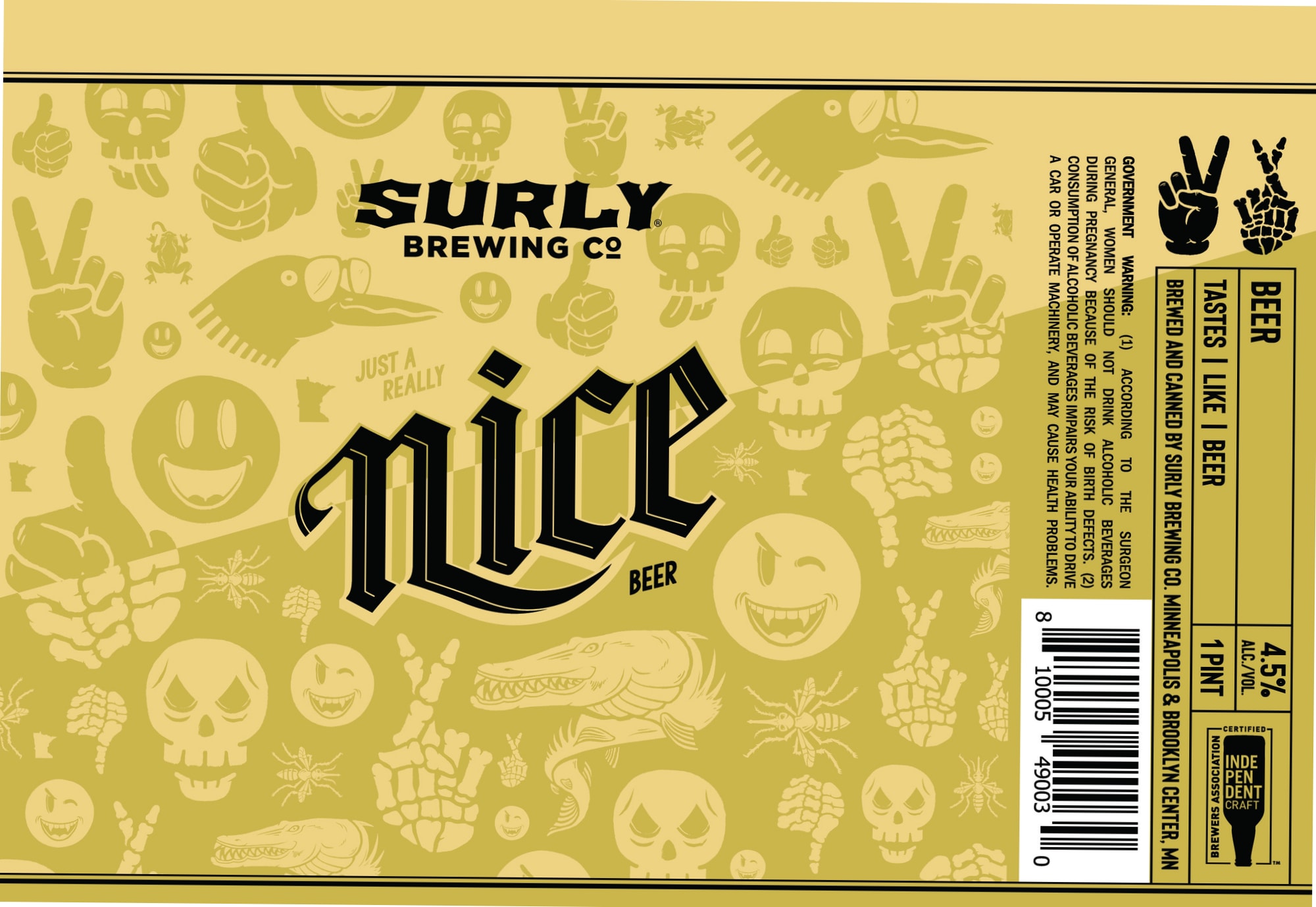 Alice by Surly Brewing Co. - beer label