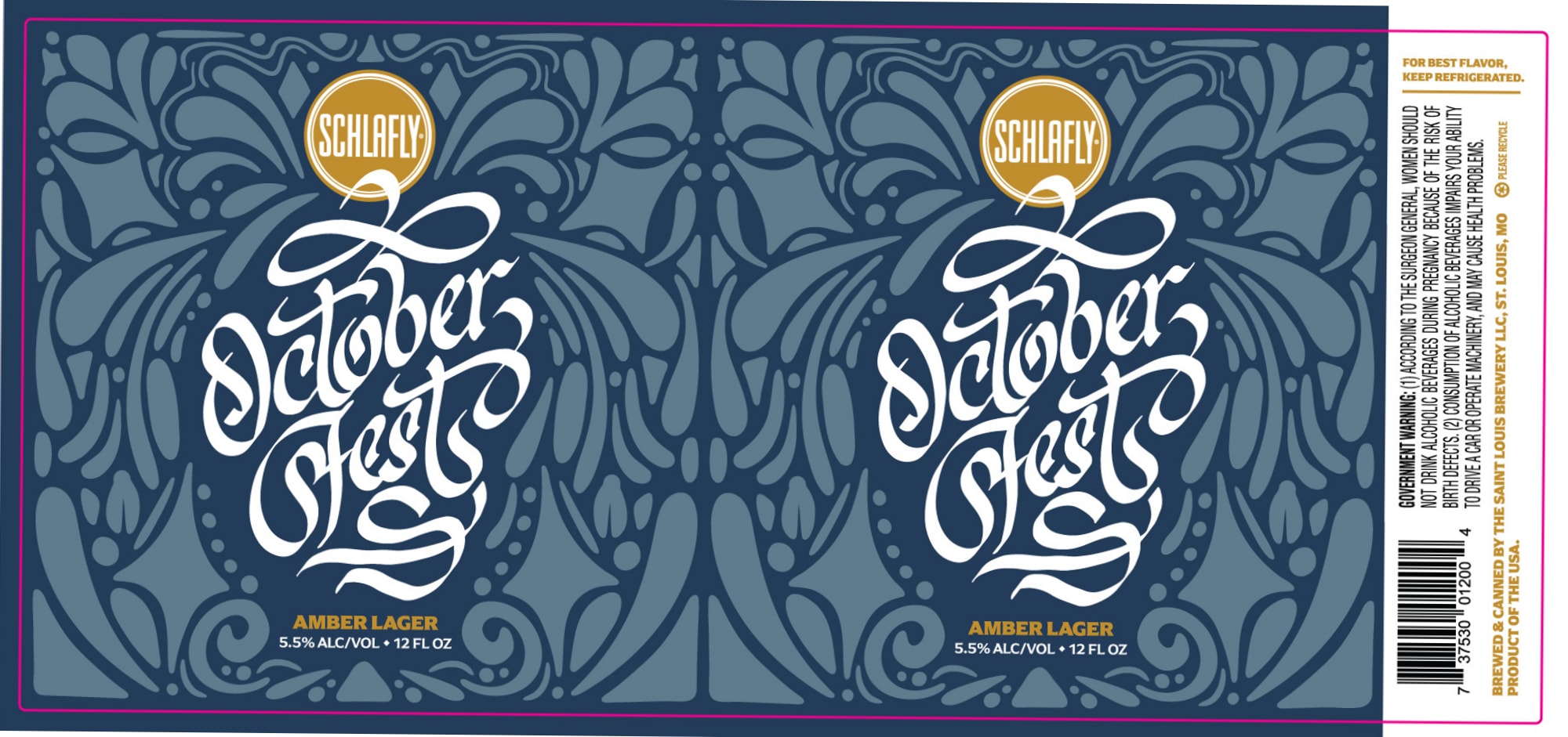 Amber Lager by Schlafly - beer label