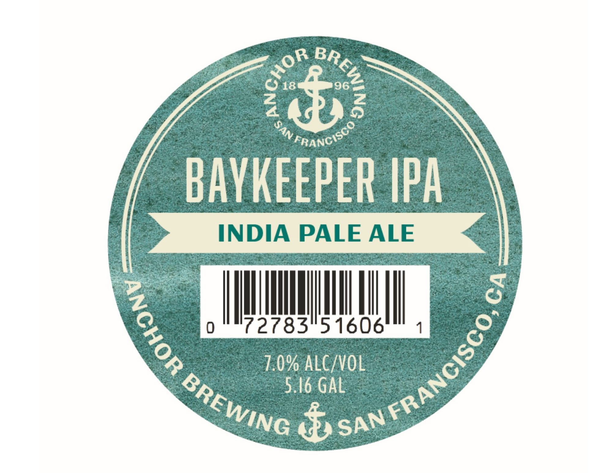 Baykeeper IPA by Anchor Brewing - beer label