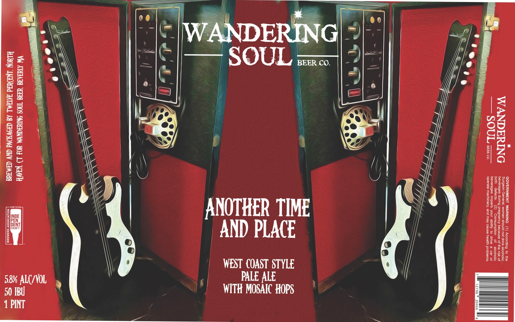 Another Time and Place by Wandering Soul Beer Co. - beer label