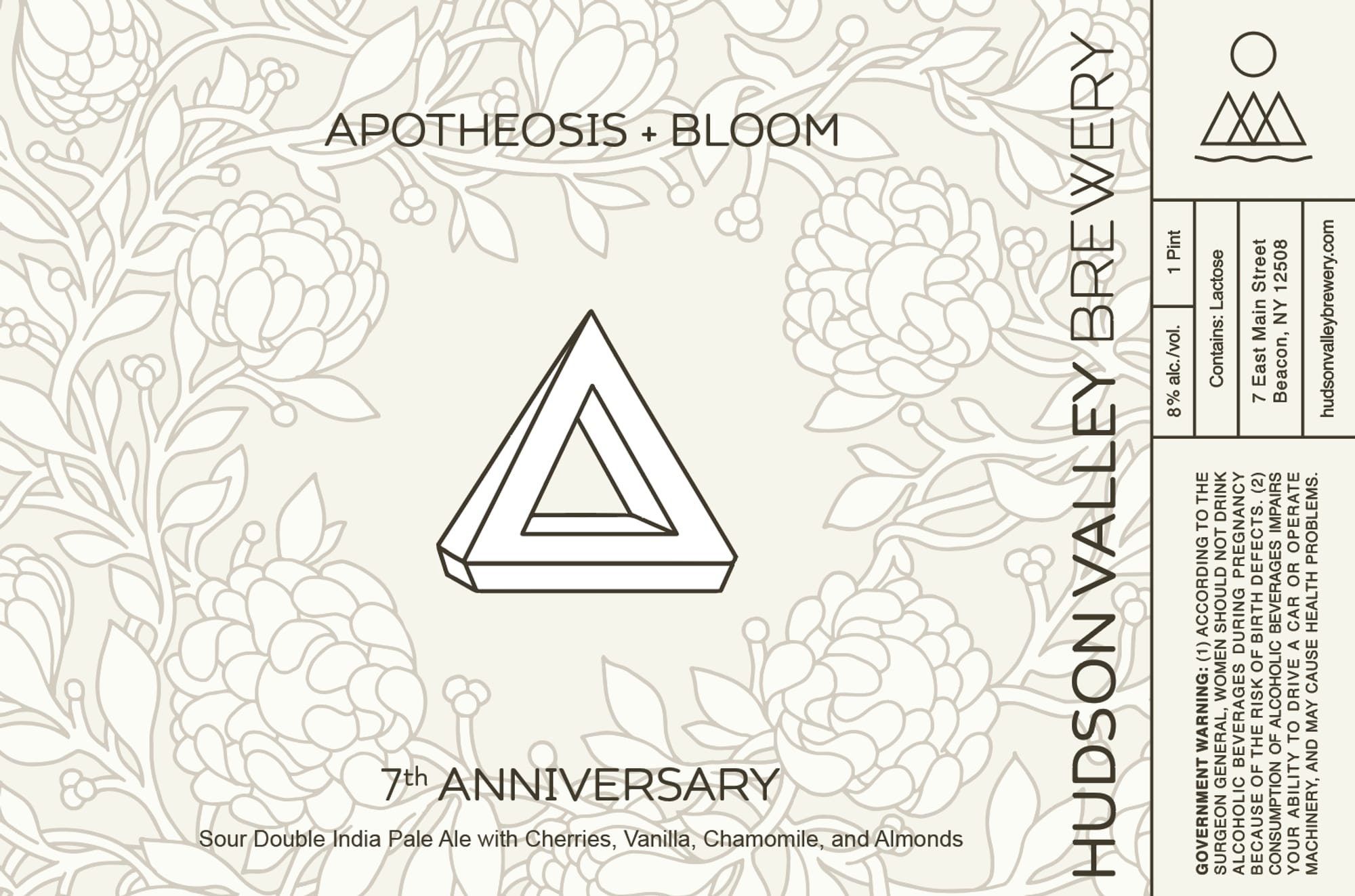 Apotheosis + Bloom by Hudson Valley Brewery - beer label