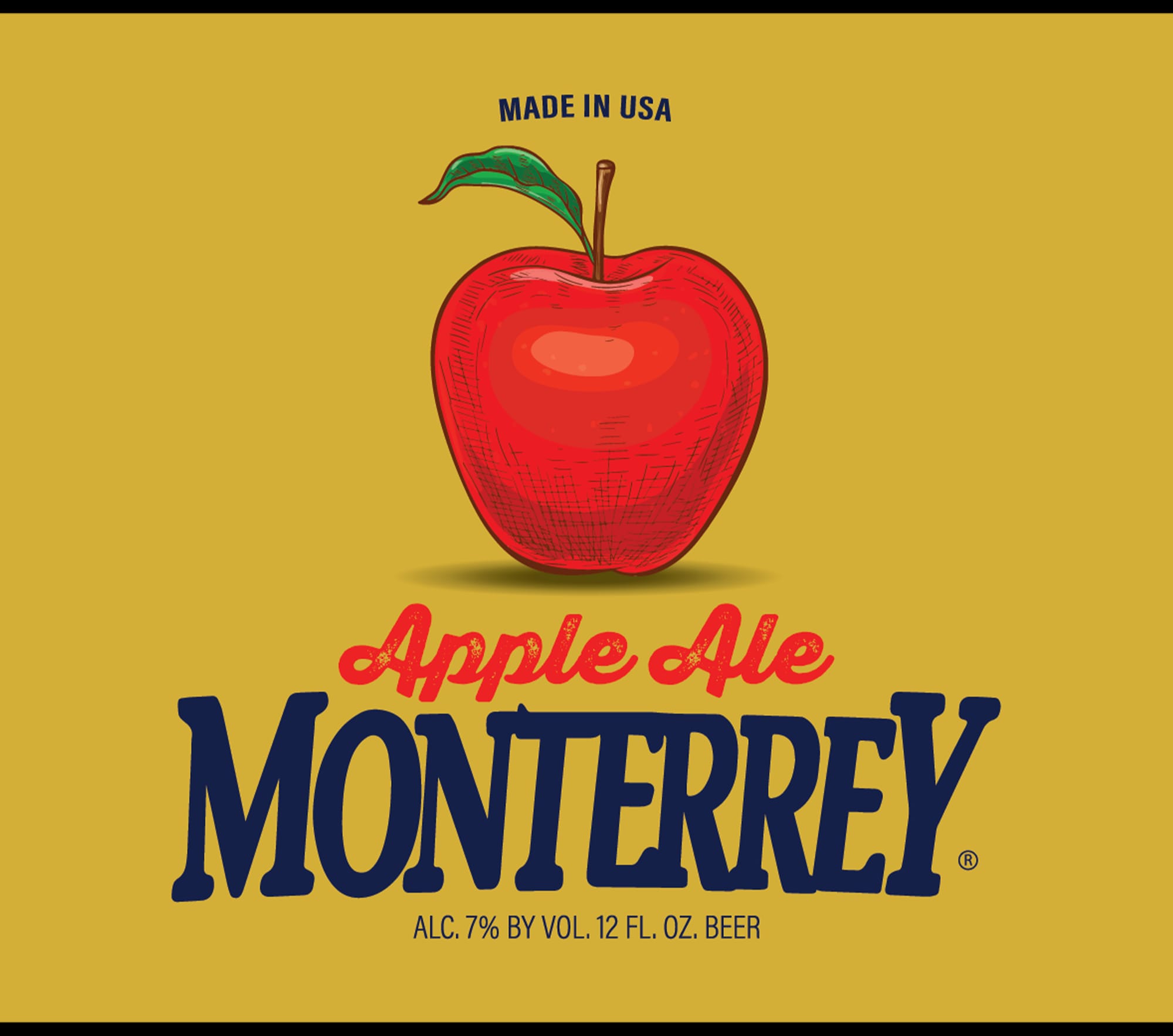 Apple Ale by Monterey Brewing Company - beer label