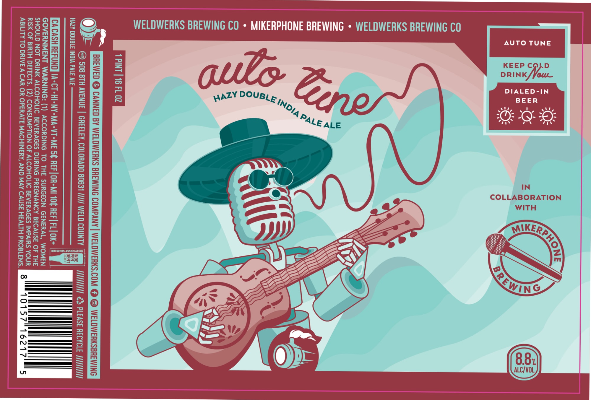 Auto Tune by WeldWerks Brewing - beer label