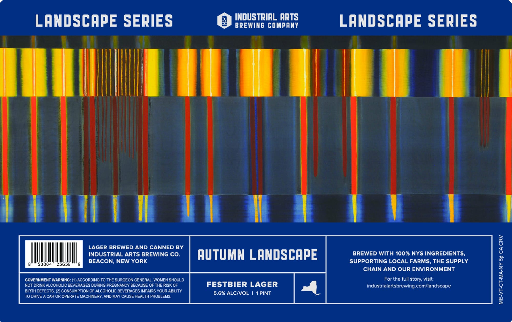 Autumn Landscape by Industrial Arts Brewing Company - beer label