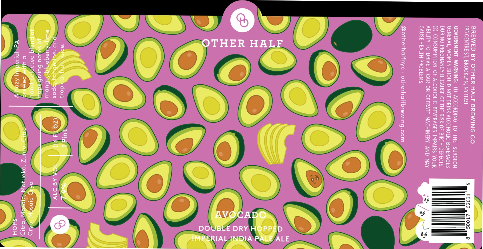 Avocado by Other Half Brewing Co. - beer label
