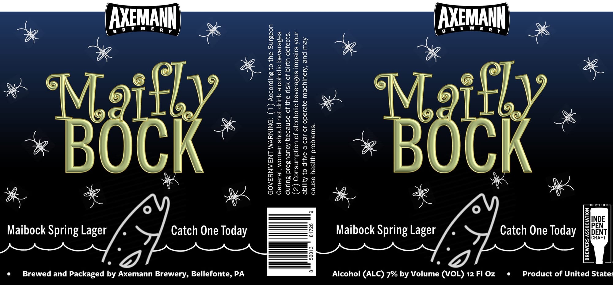 Maifly Bock by Axemann Brewery - beer label