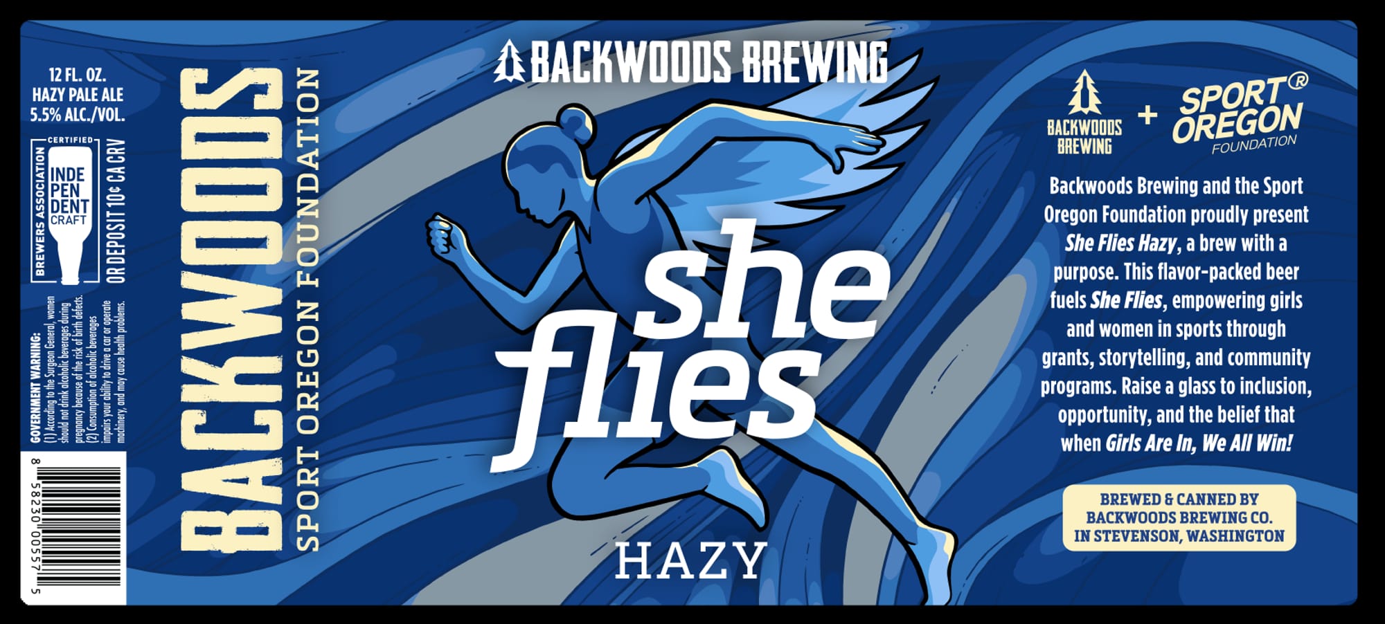 Sport Oregon Foundation by Backwoods Brewing - beer label