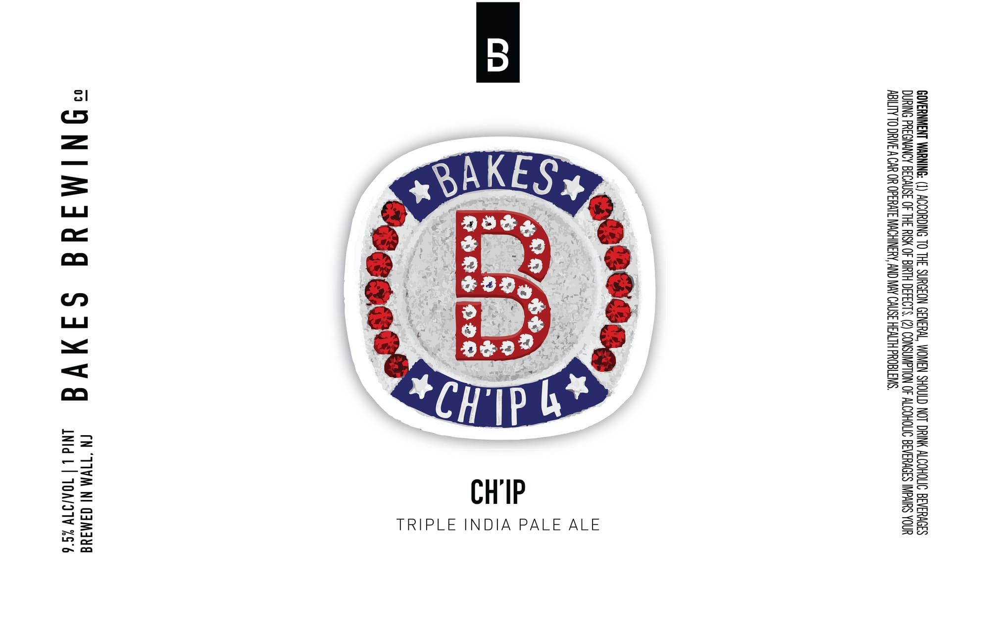 CH’IP by Bakes Brewing Co. - beer label