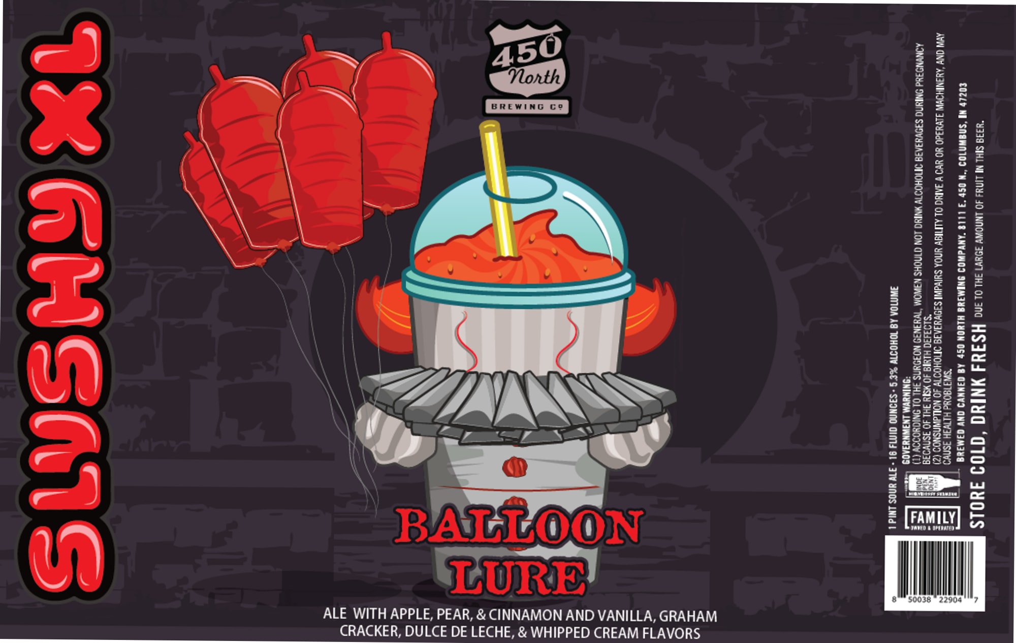 Balloon Lure by 450 North Brewing Co. - beer label
