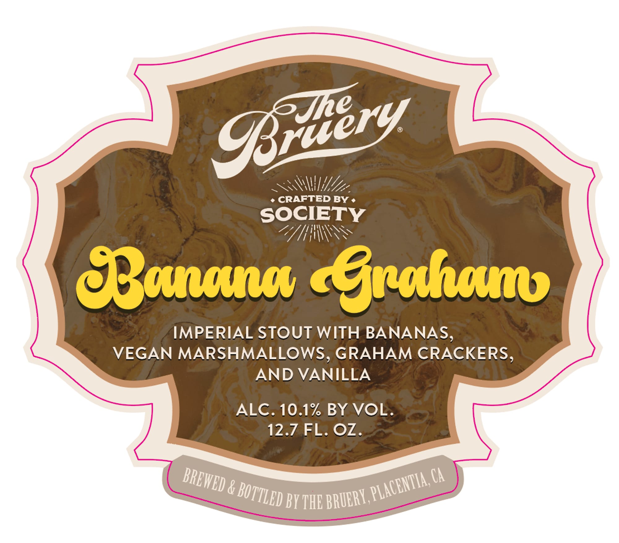 Banana Graham by The Bruery - beer label