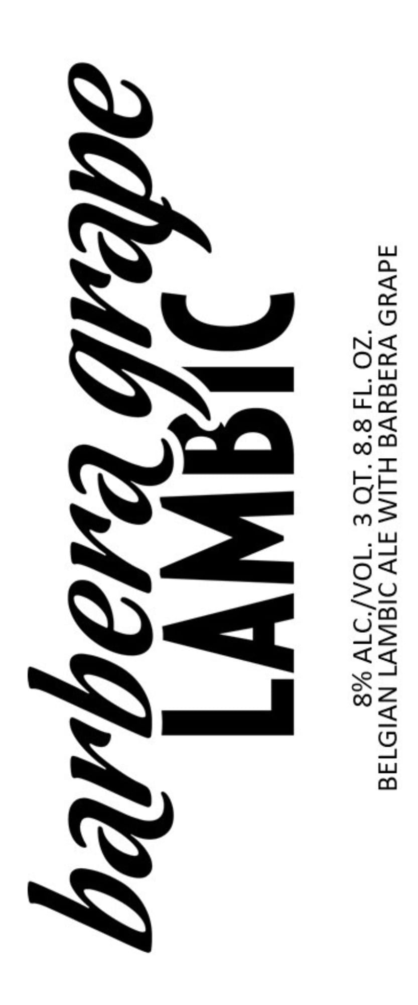 Barbera Ambic by Barbera Ambic - beer label