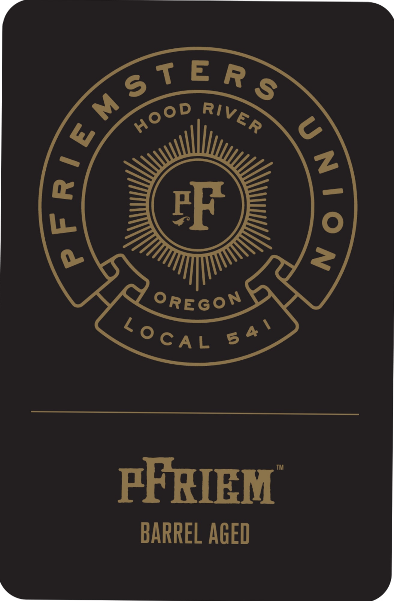 Barrel Aged by Pfriem Family Brewers - beer label