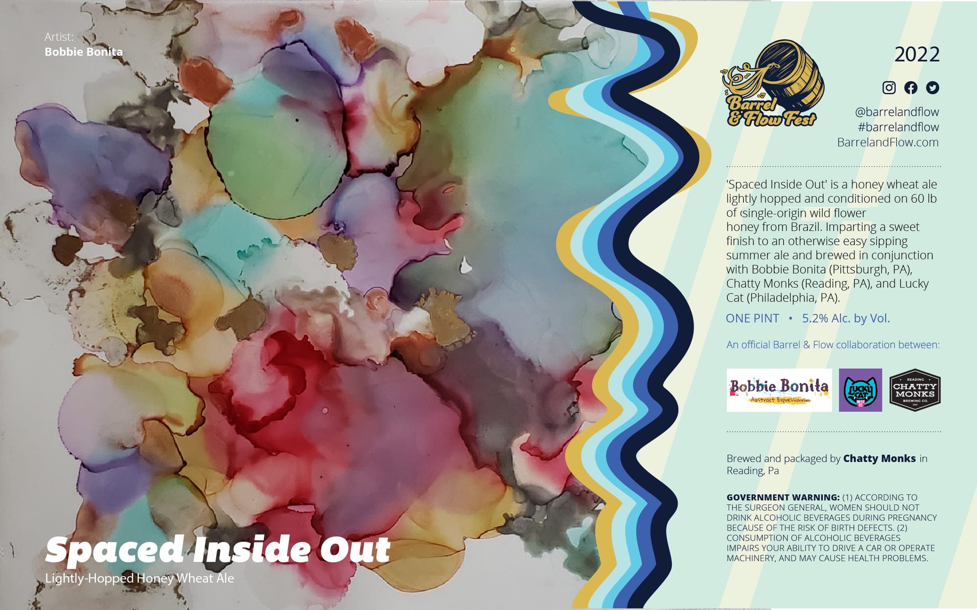 Spaced Inside Out by Barrel & Flow - beer label