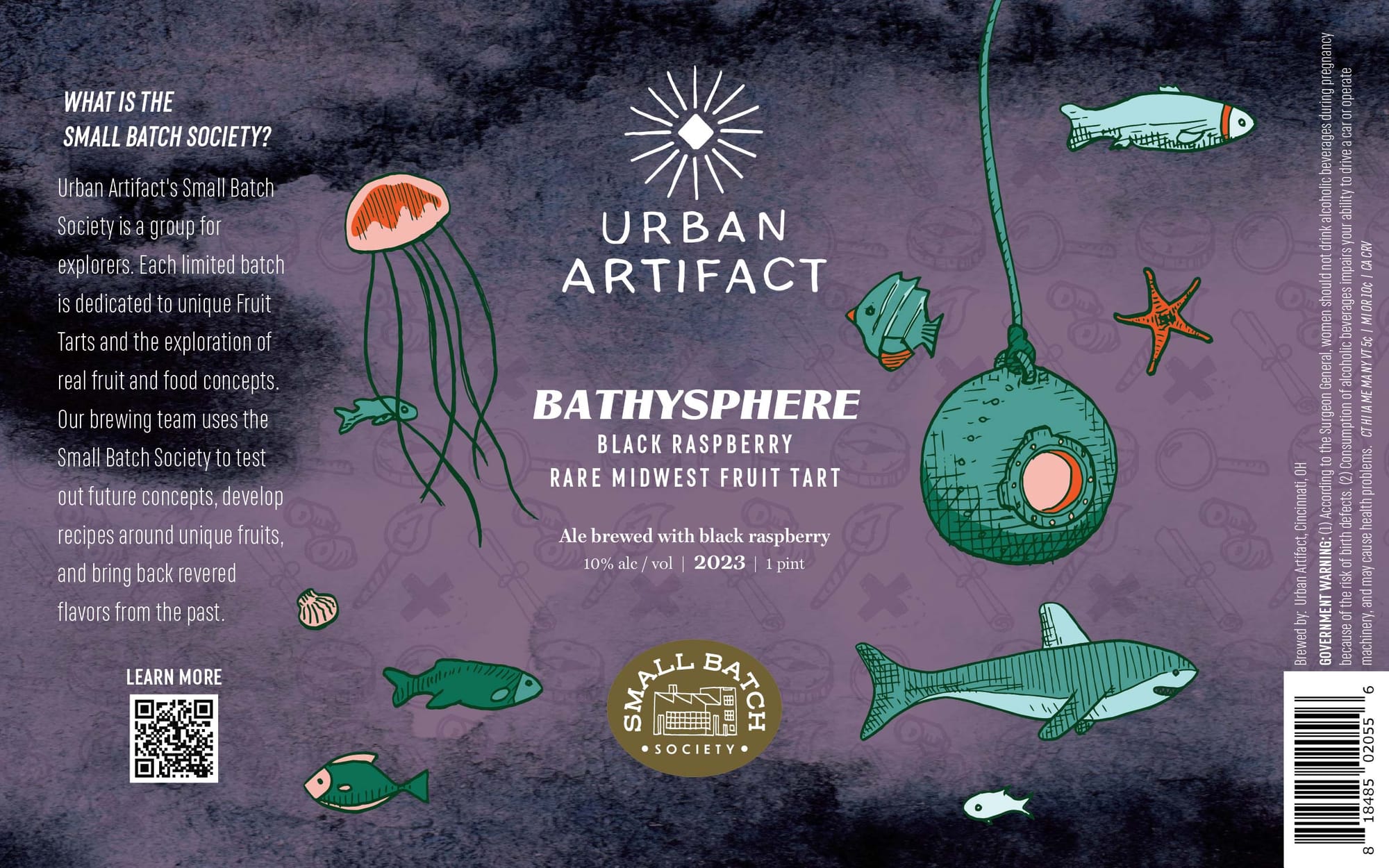 Bathysphere by Urban Artifact - beer label