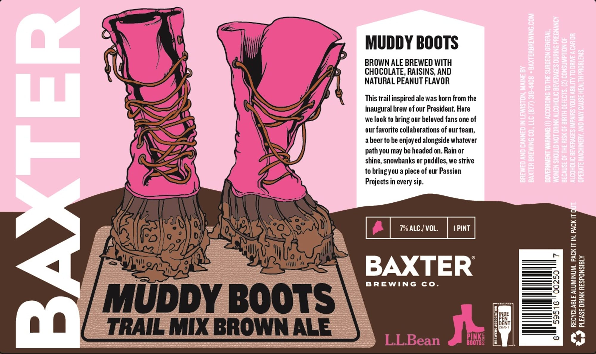 Muddy Boots by Baxter Brewing Co. - beer label