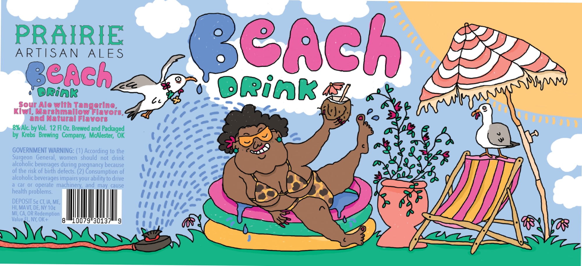 Beach Drink by Prairie Artisan Ales - beer label
