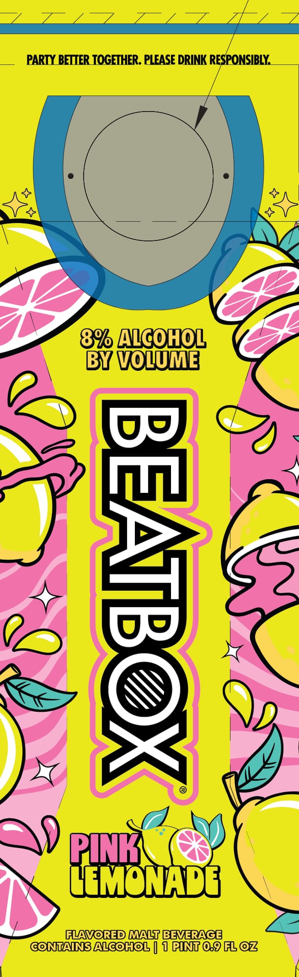 Pink Lemonade by Beatbox - beer label