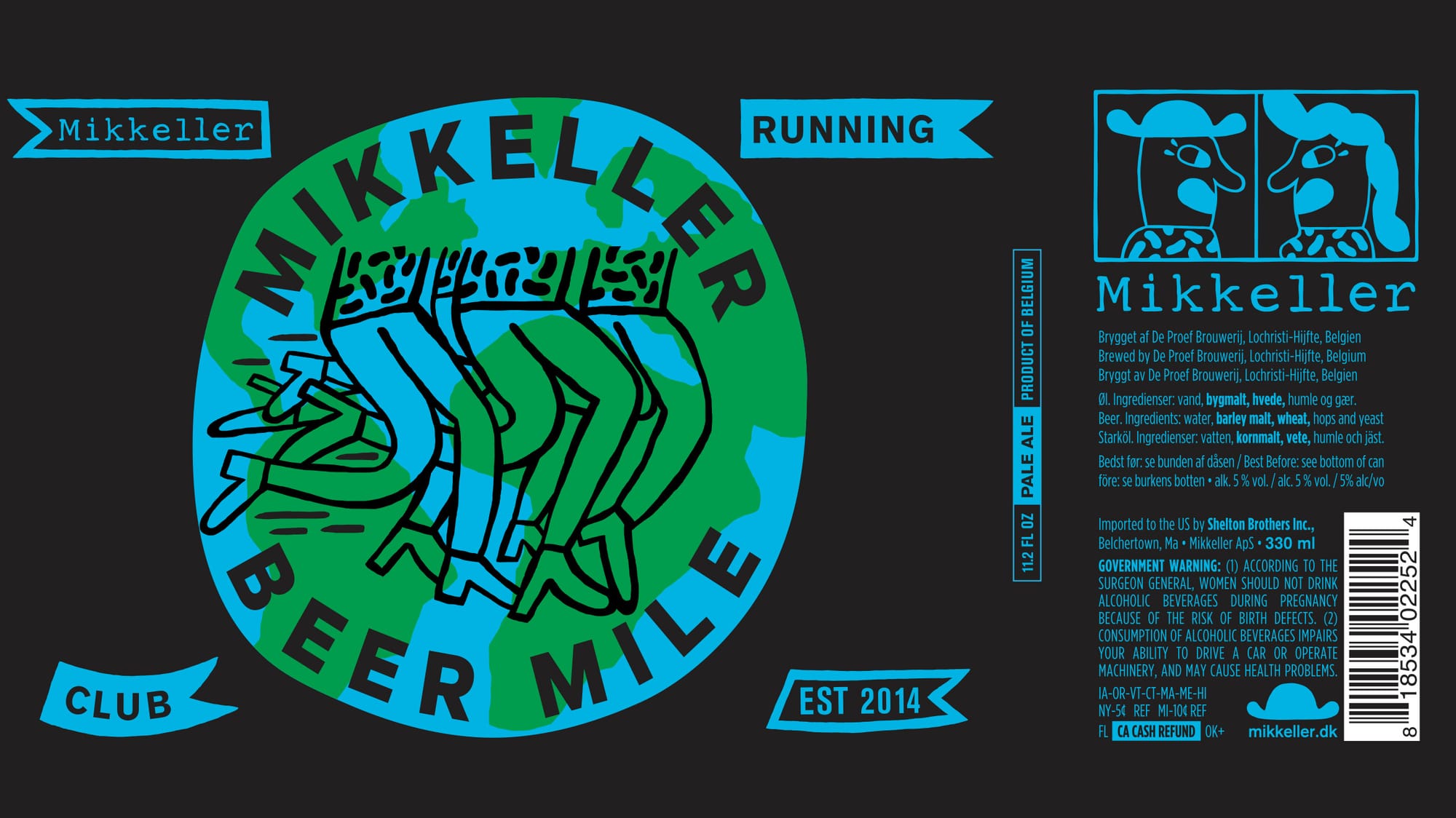 BEER MILE by MIKKELLER - beer label