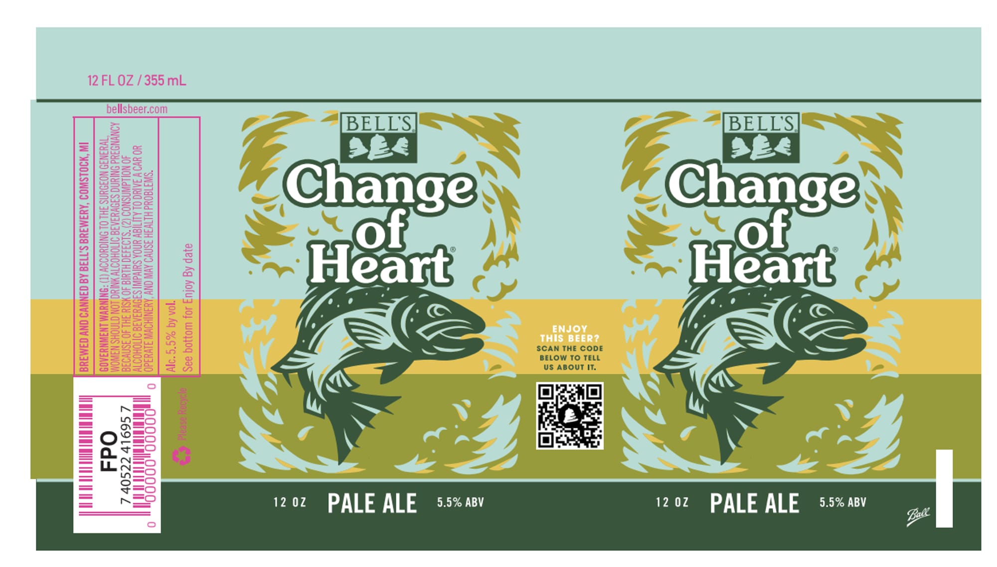 Change of Heart by Bell's Brewery - beer label
