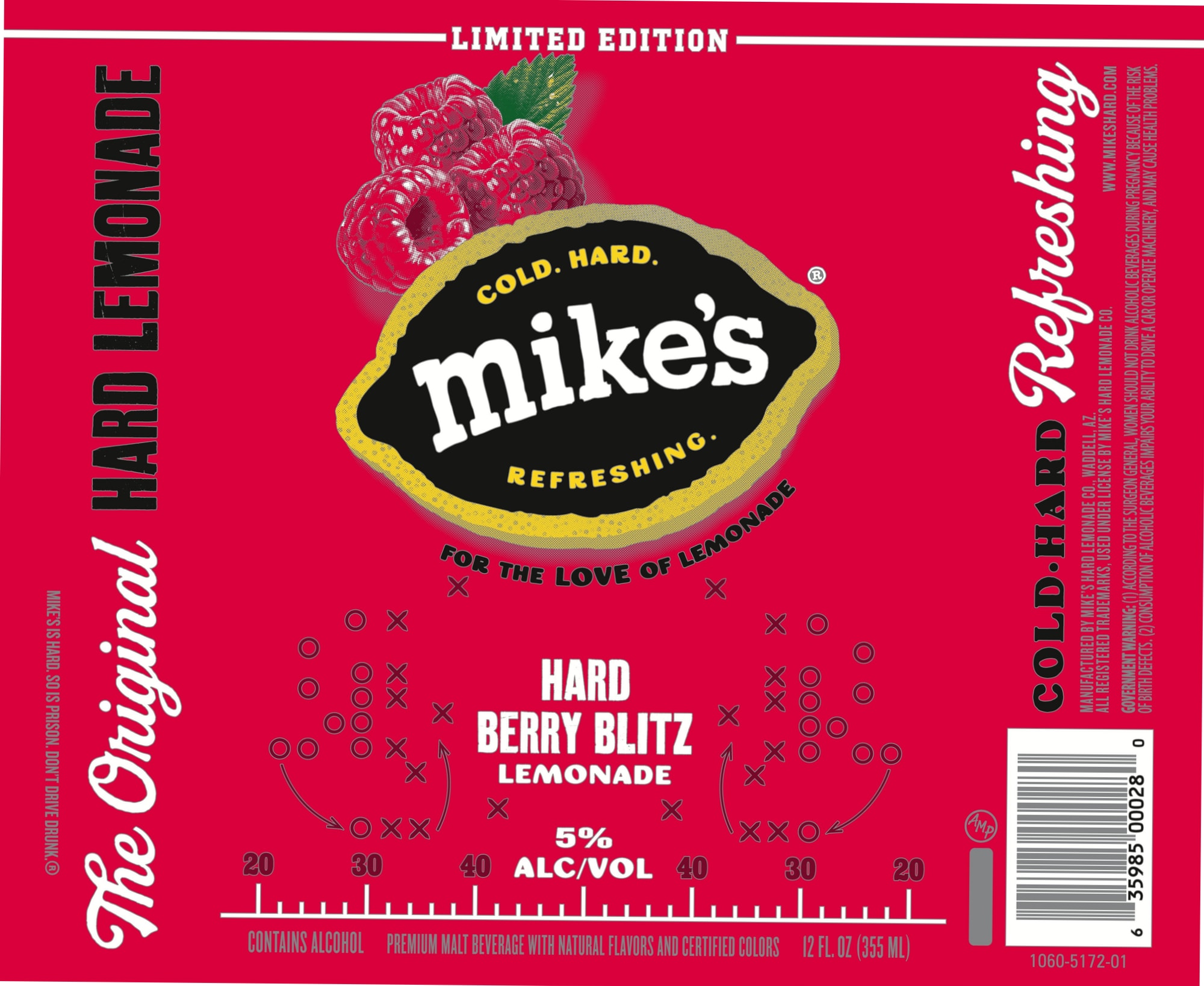 Berry Blitz by Mike’s Hard Lemonade - beer label