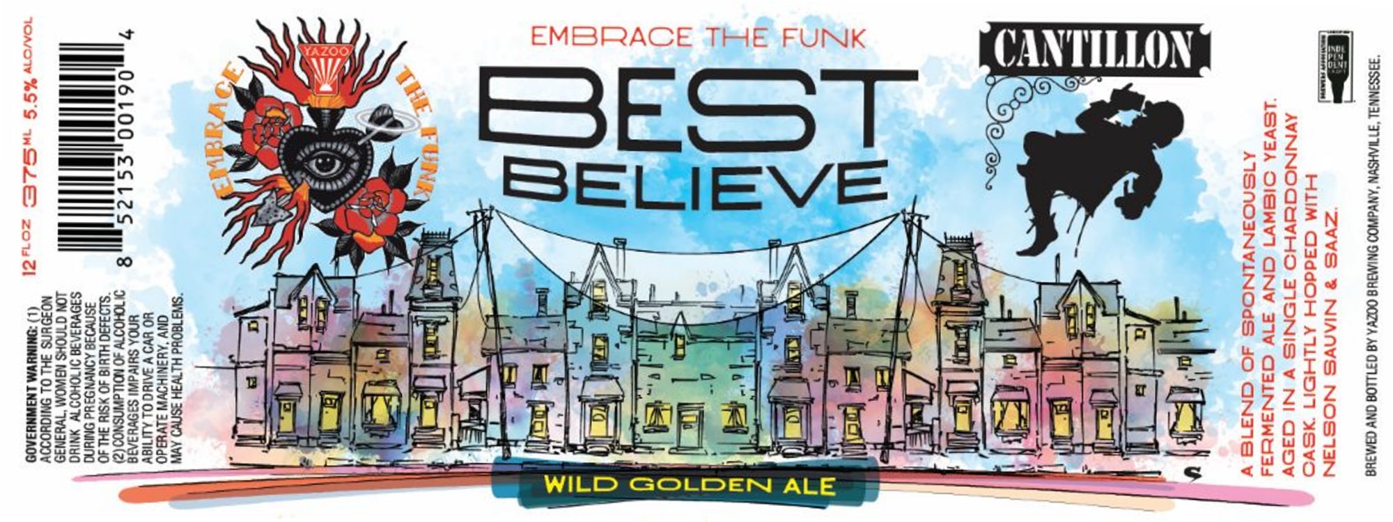 Best Believe by Cantillon - beer label