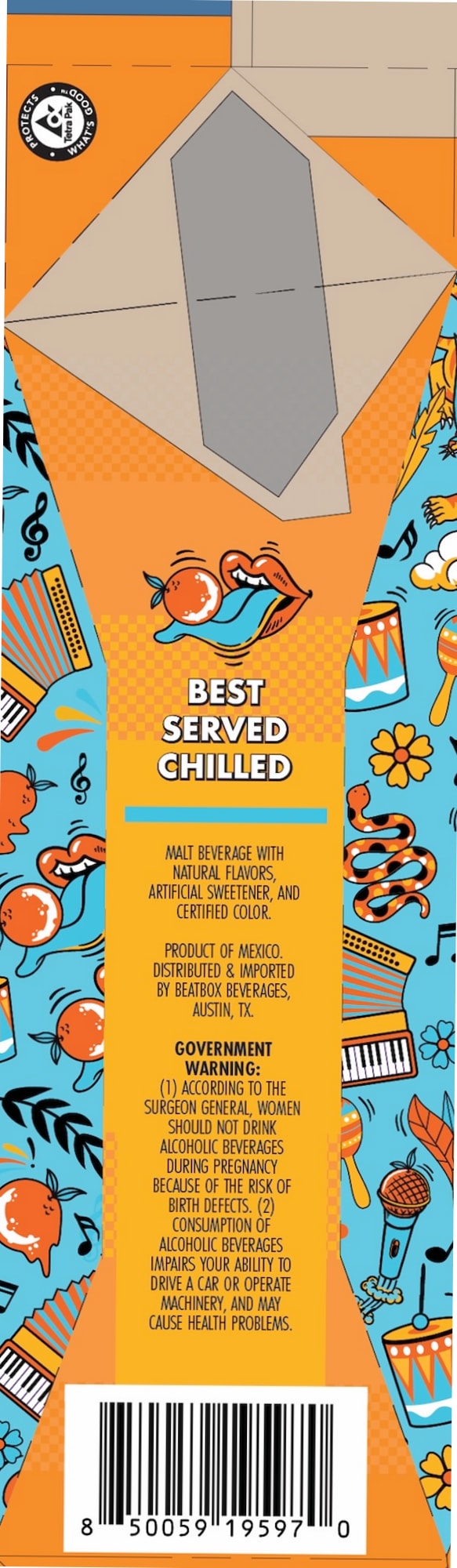 Best Chilled by Beatbox Beverages - beer label