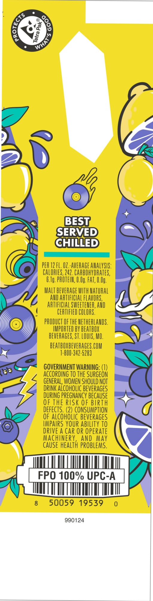 Best Frens Real Hard Seltzer by Beatbox Beverages - beer label