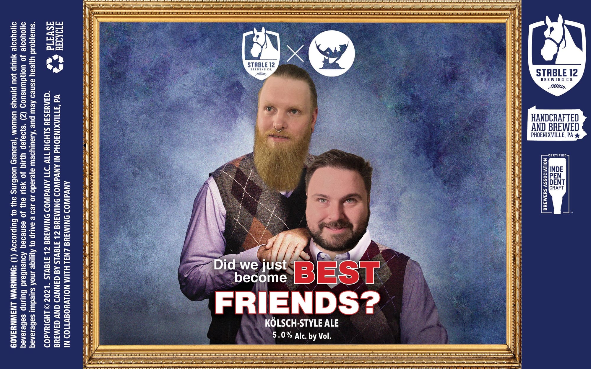 Best Friends by Stable 12 Brewing Co. - beer label