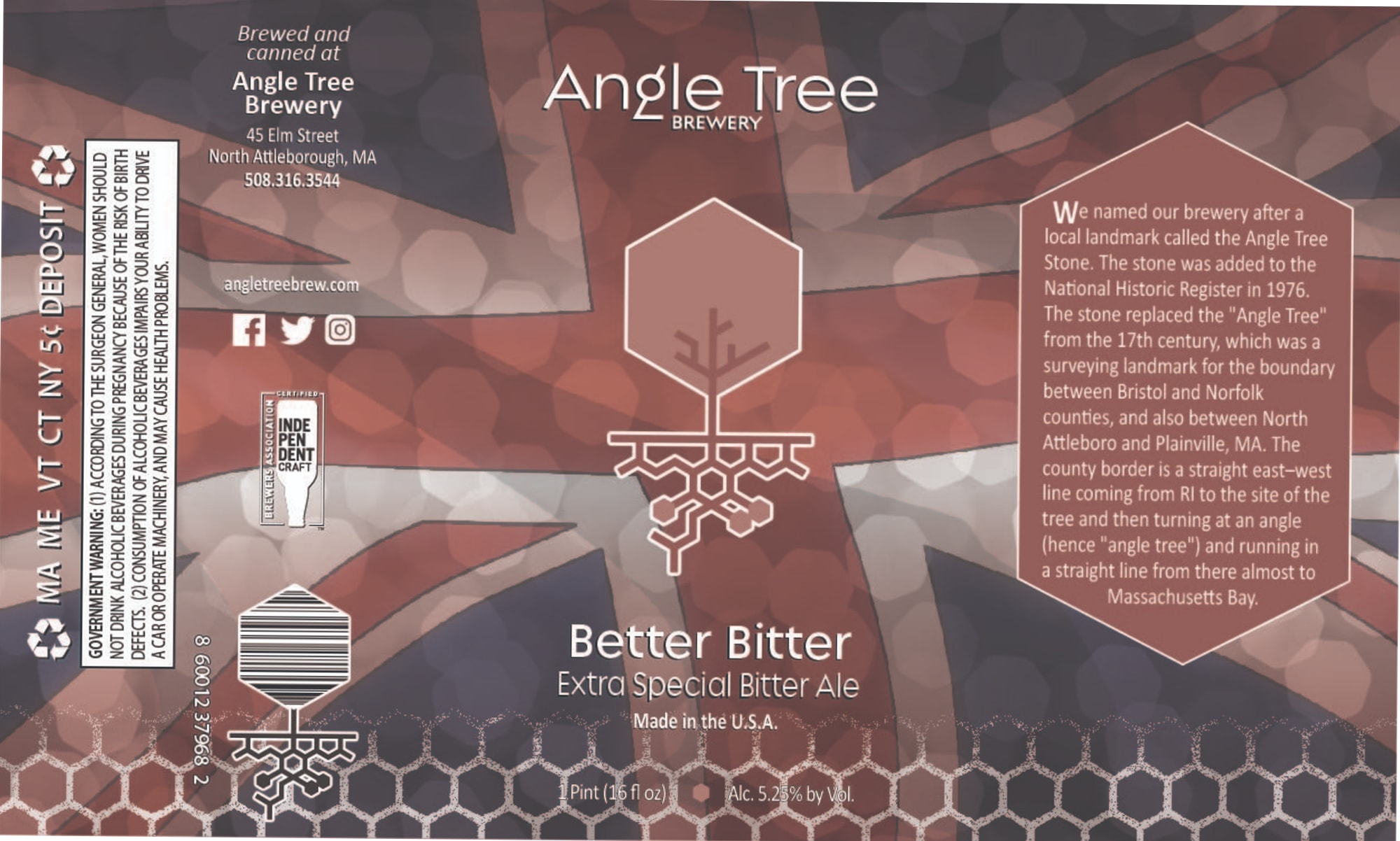 Better Bitter by Angle Tree Brewery - beer label
