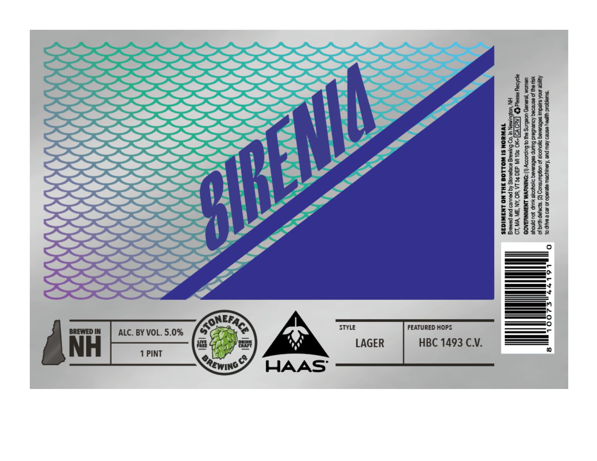 Birrenha by Stoneface Brewing Co. - beer label