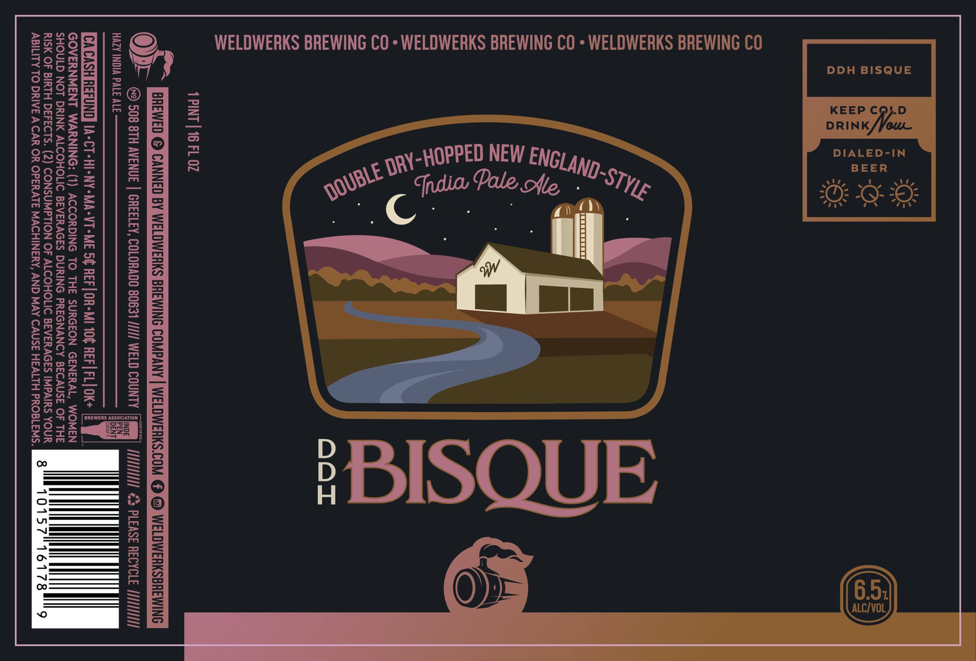 Bisque by Weldwerks Brewing Co. - beer label