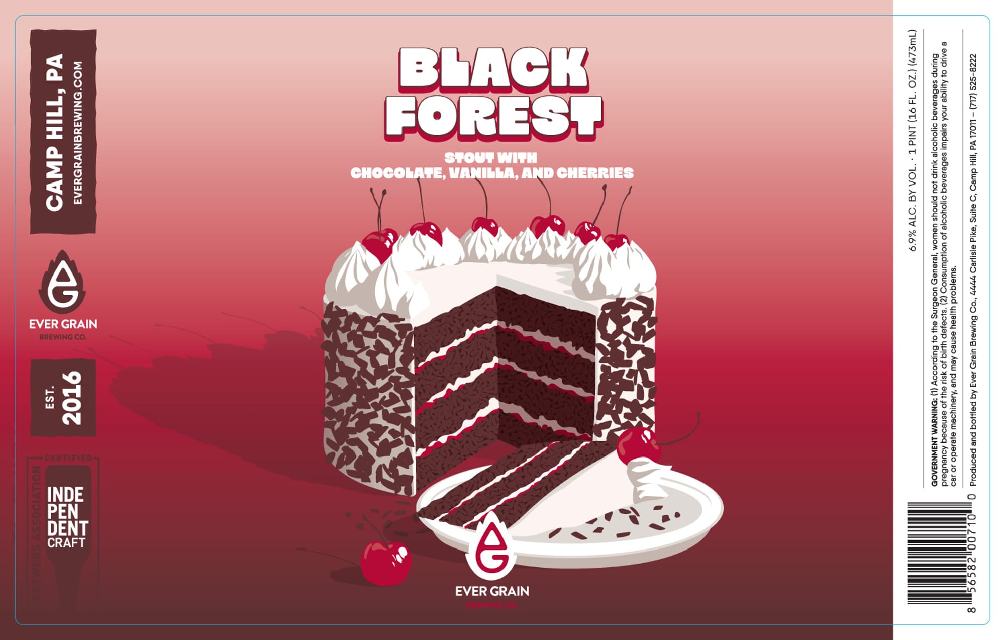 Black Forest by Ever Grain Brewing Co. - beer label