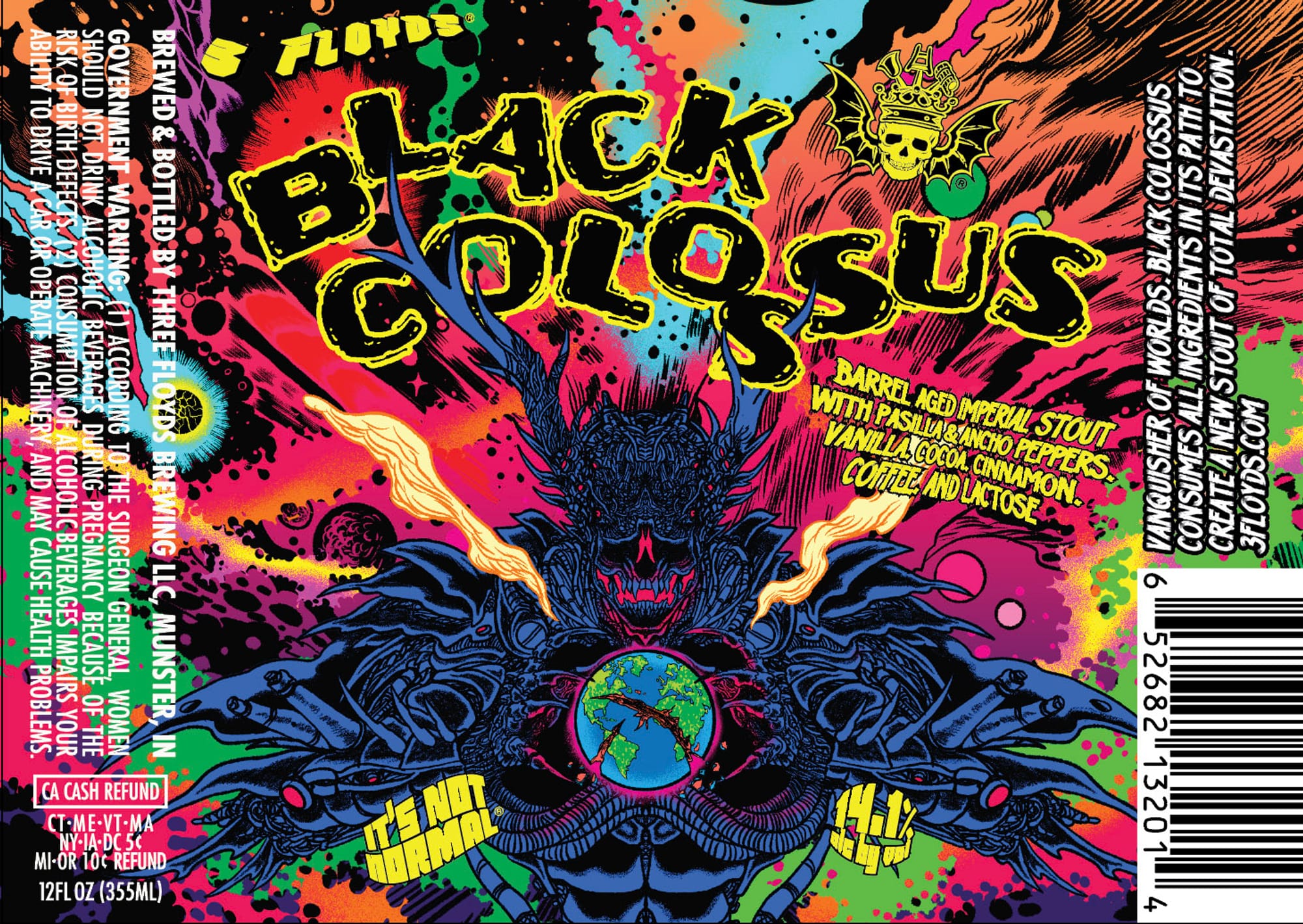 Black Lotus by 3 Floyds Brewing - beer label