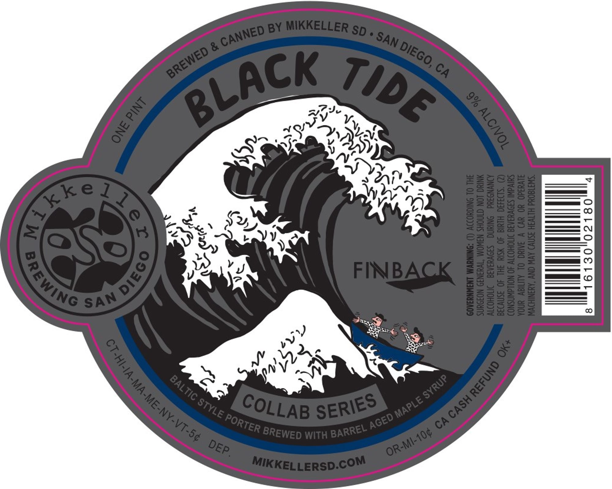 Black Tide by Mikkeller - beer label