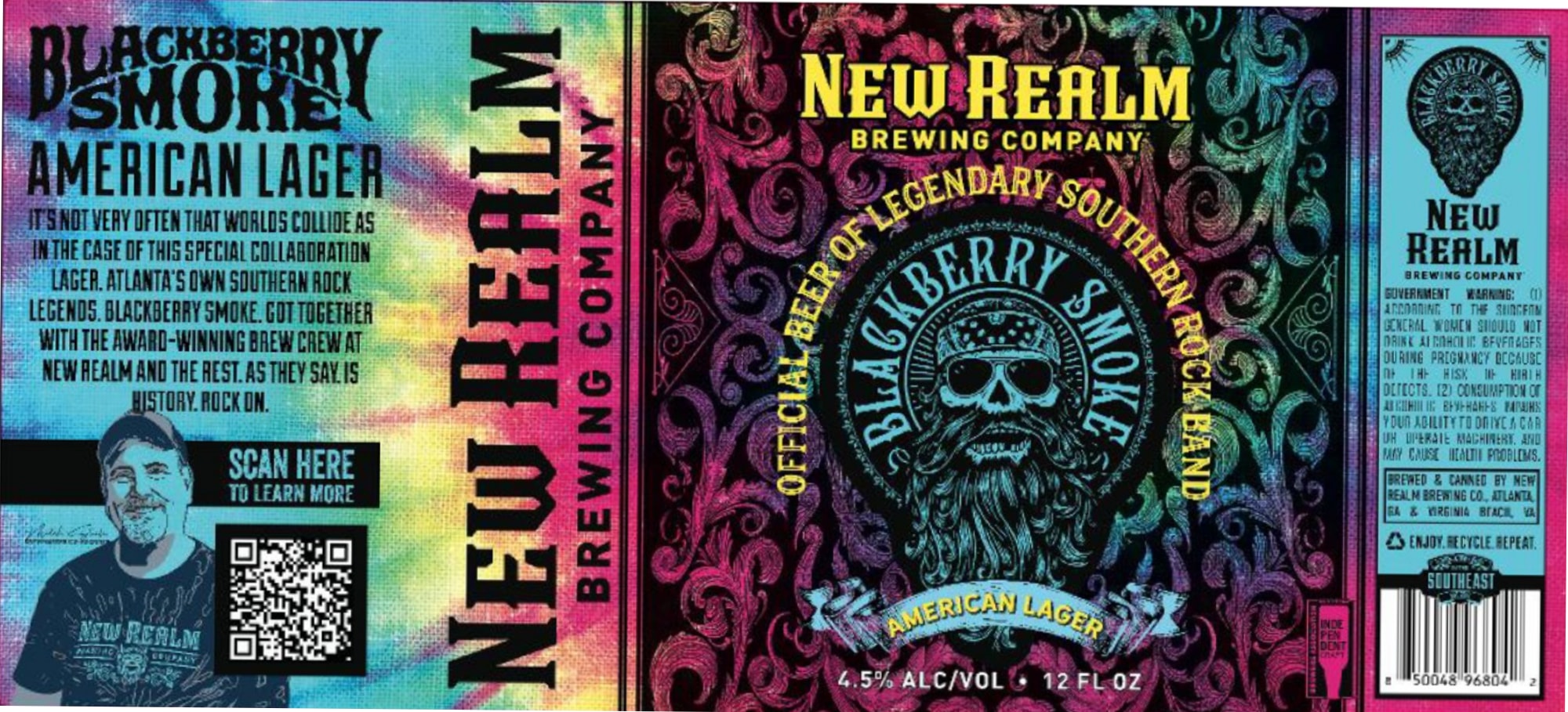 Blackberry Smoke by New Realm Brewing Company - beer label