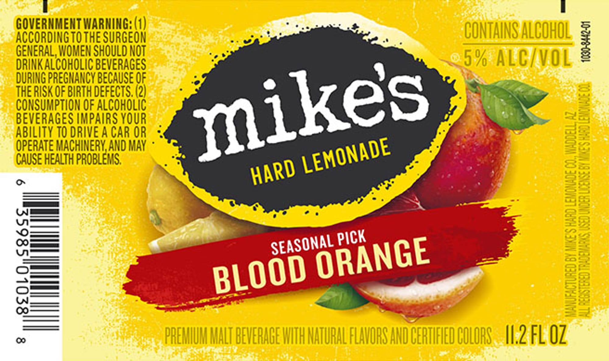 Blood Orange by Mike’s Hard Lemonade Co. - beer label