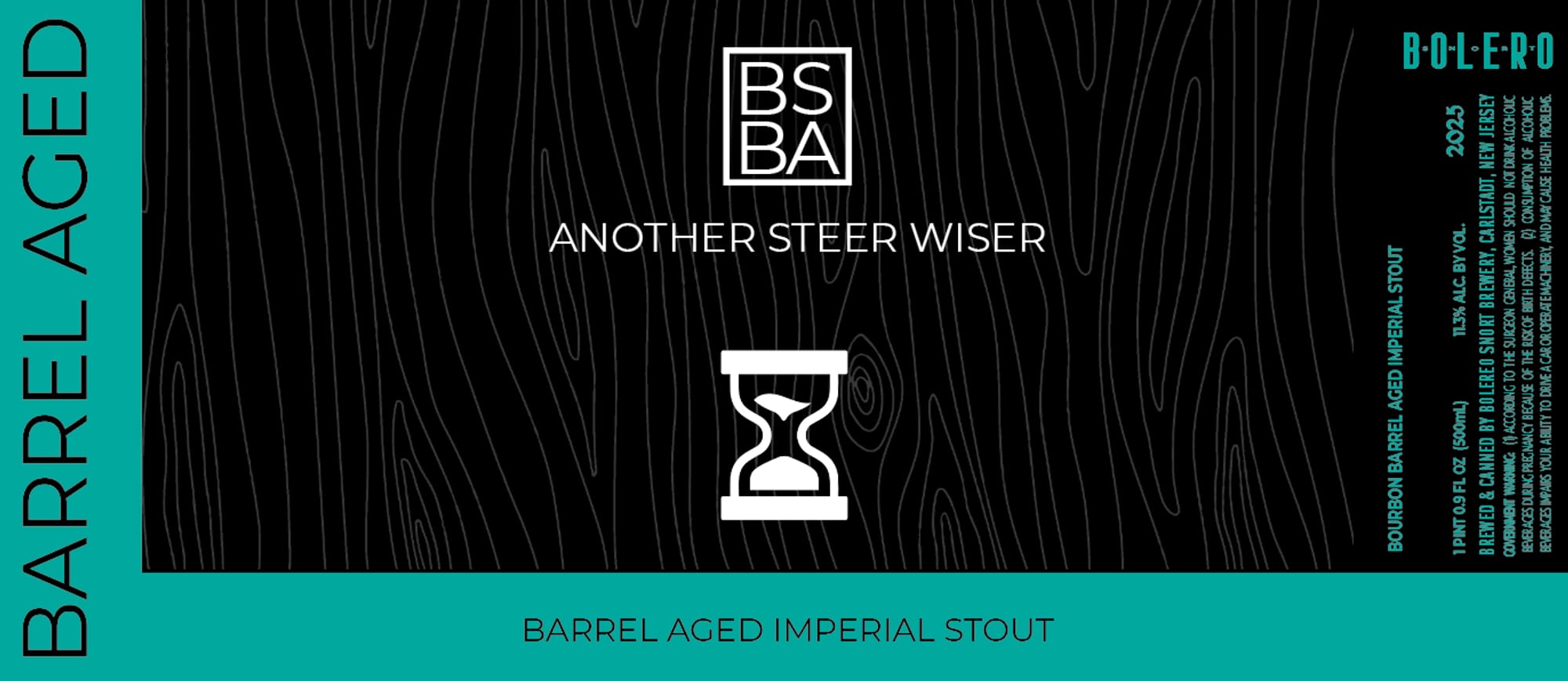 Bolero Barrel Aged Imperial Stout by Bolero Snout Brewery - beer label