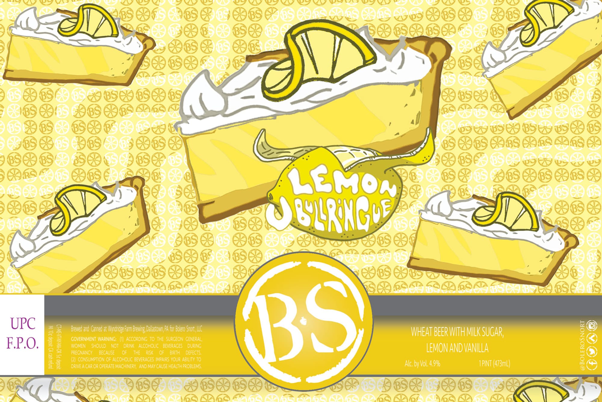 J.B.S. by Bolero Snort - beer label