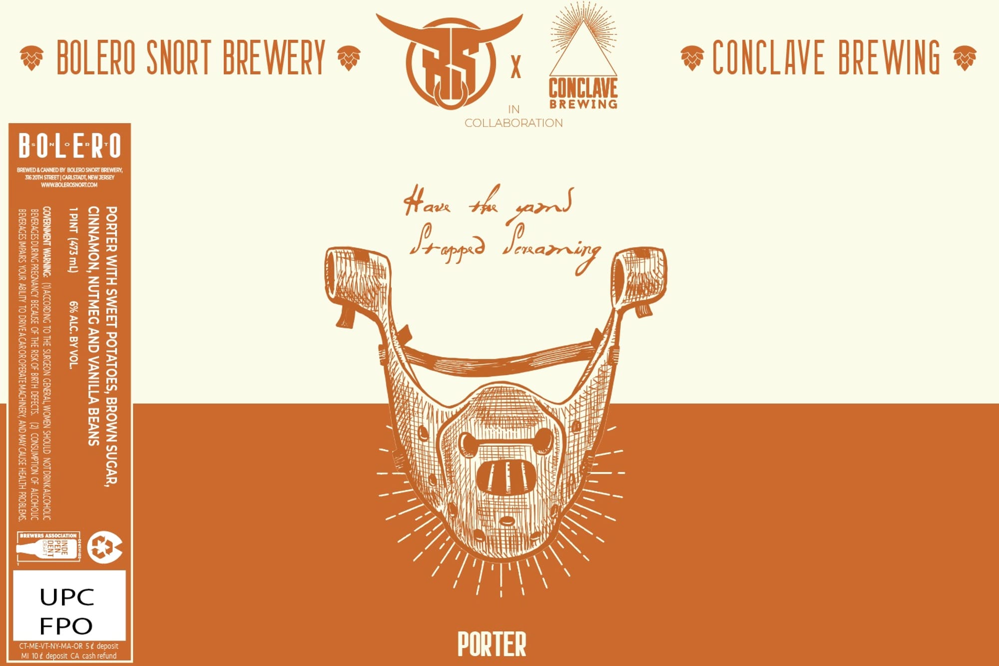 Stopp’d Dreaming by Bolero Snort Brewery x Conclave Brewing - beer label
