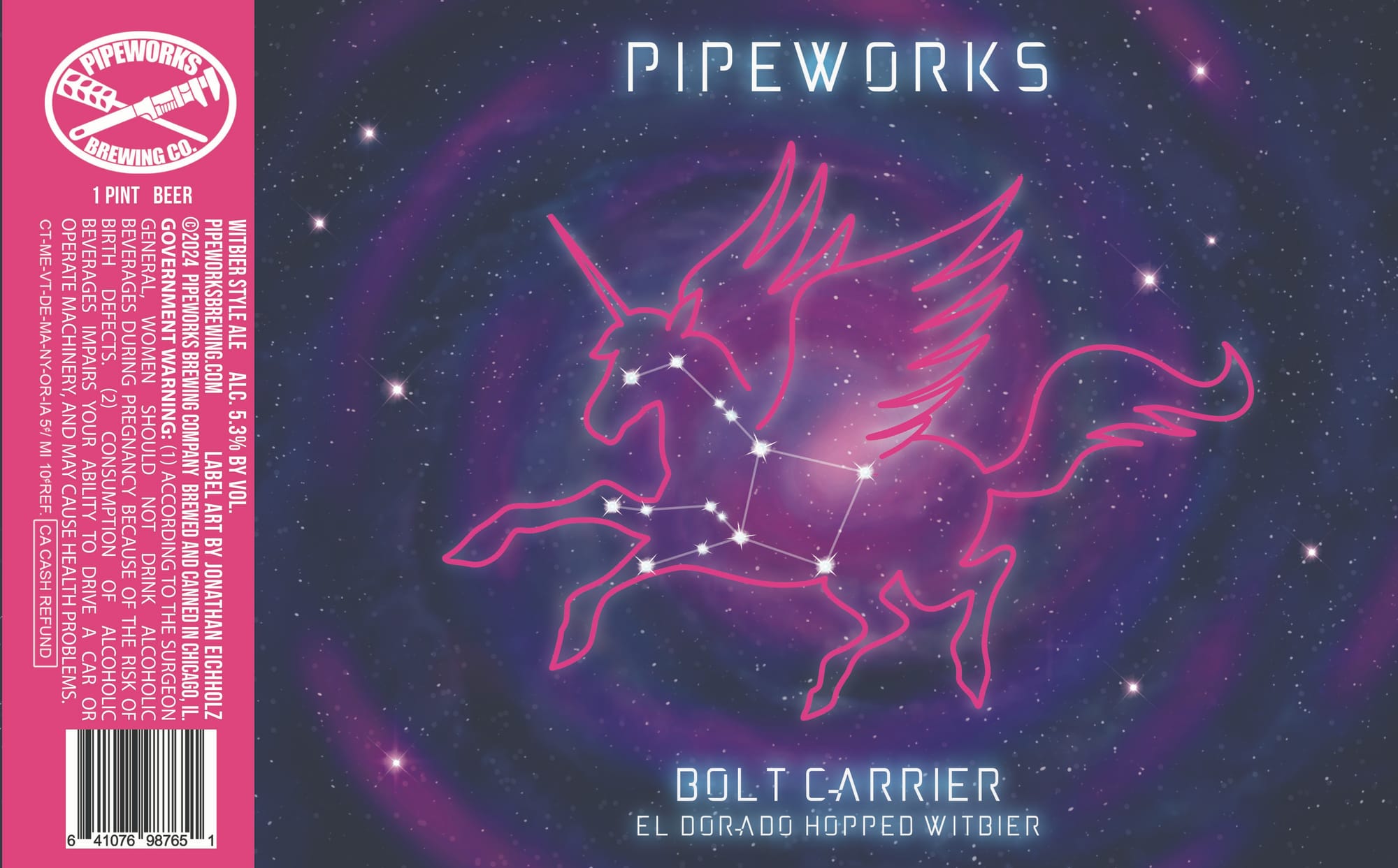 Bolt Carrier by Pipeworks Brewing Co. - beer label