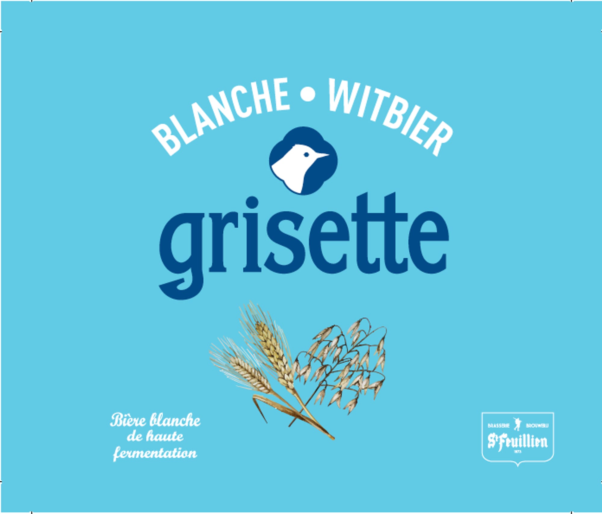 Grisetette by Brasserie de Feuillian - beer label
