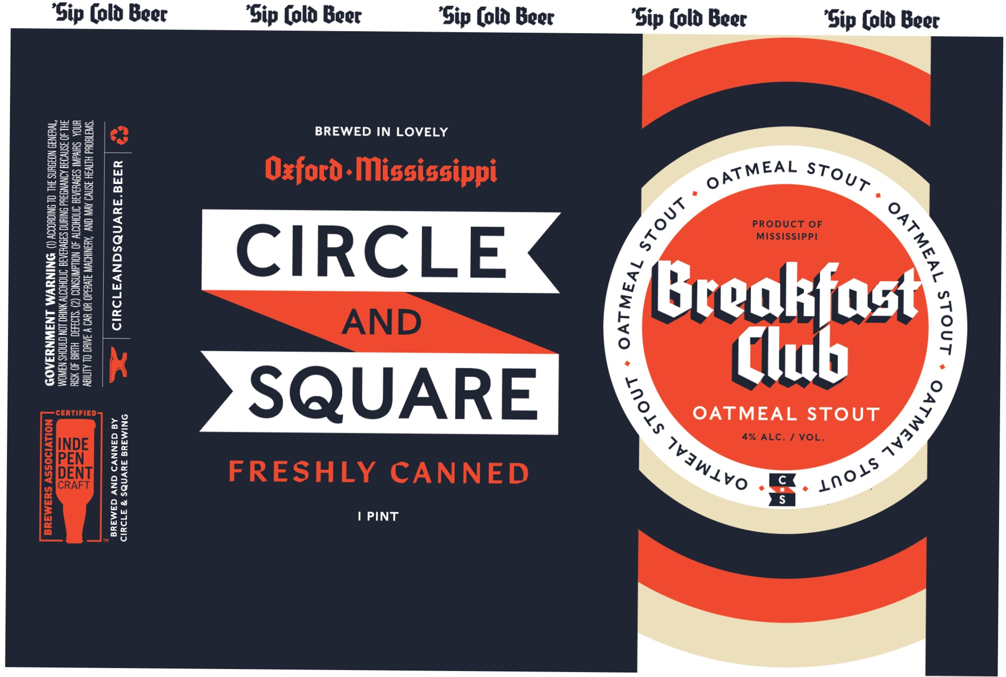 Breakfast Club by Oxford-Mississippi Brewing - beer label