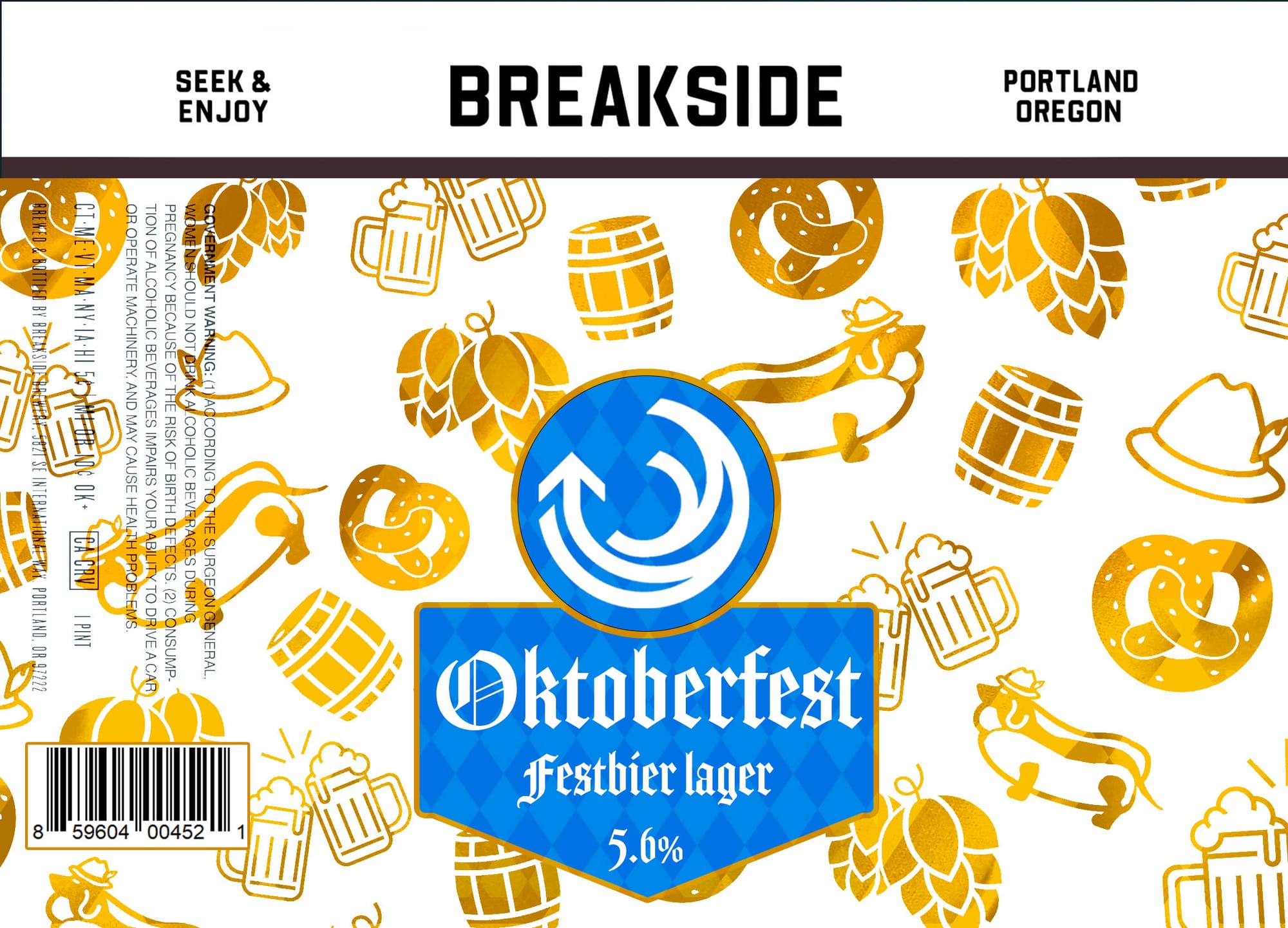 Oktoberfest by Breakside Brewery - beer label